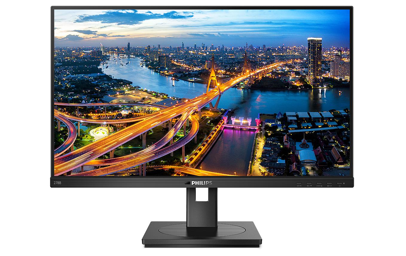 Monitor 278B1/00<br>Ultra-Hochauflösender und ergonomischer 27
