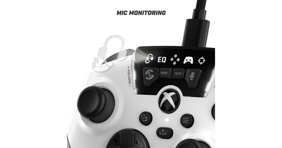Turtle BeachRECON Controller wit  (Wit, Xbox Series X, Xbox Series S en Xbox One | Windows 10)