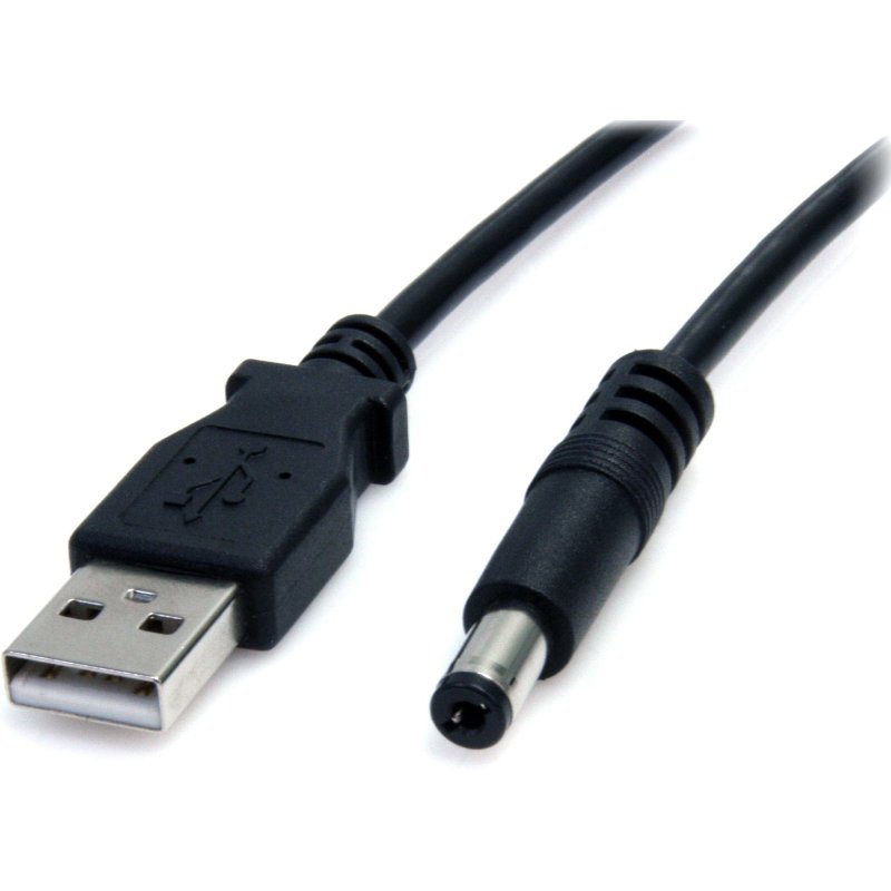 StarTech.com Câble d'Alimentation USB vers 5,5 mm - Barillet Type M - 2m