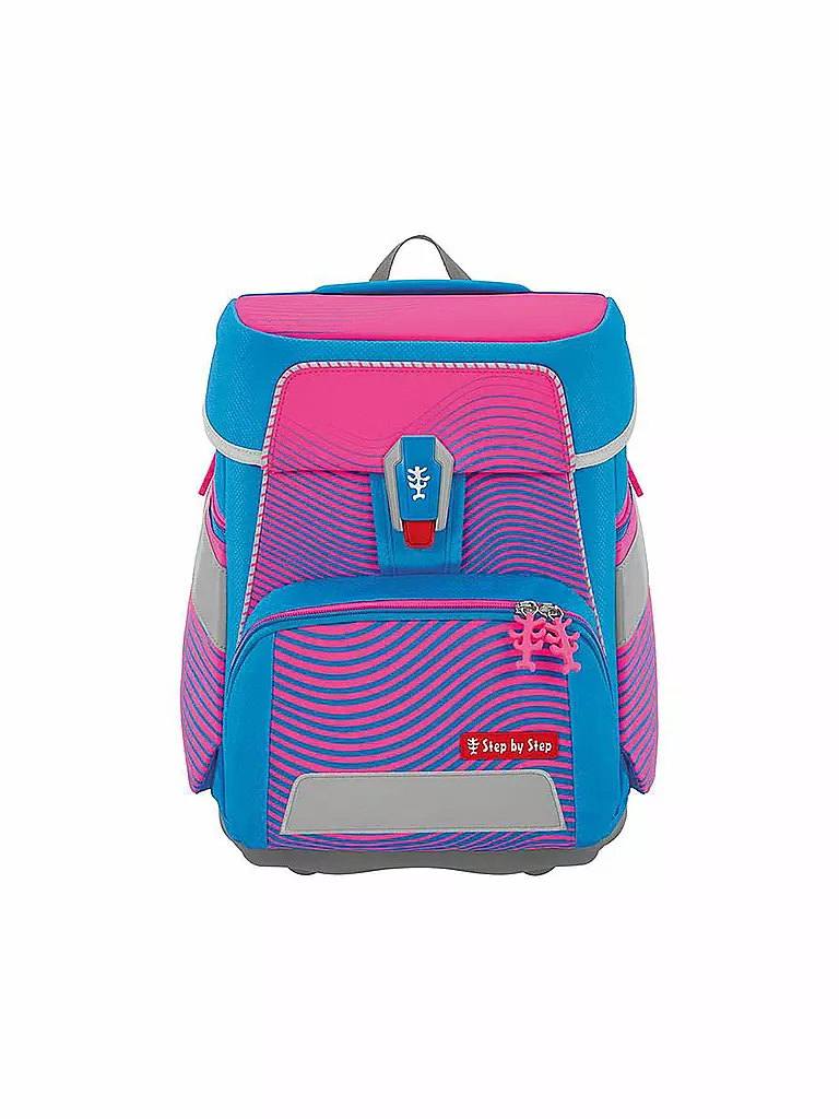 STEP BY STEP Schultaschen Set 5tlg SPACE Neon Kolibri Kaja  pink