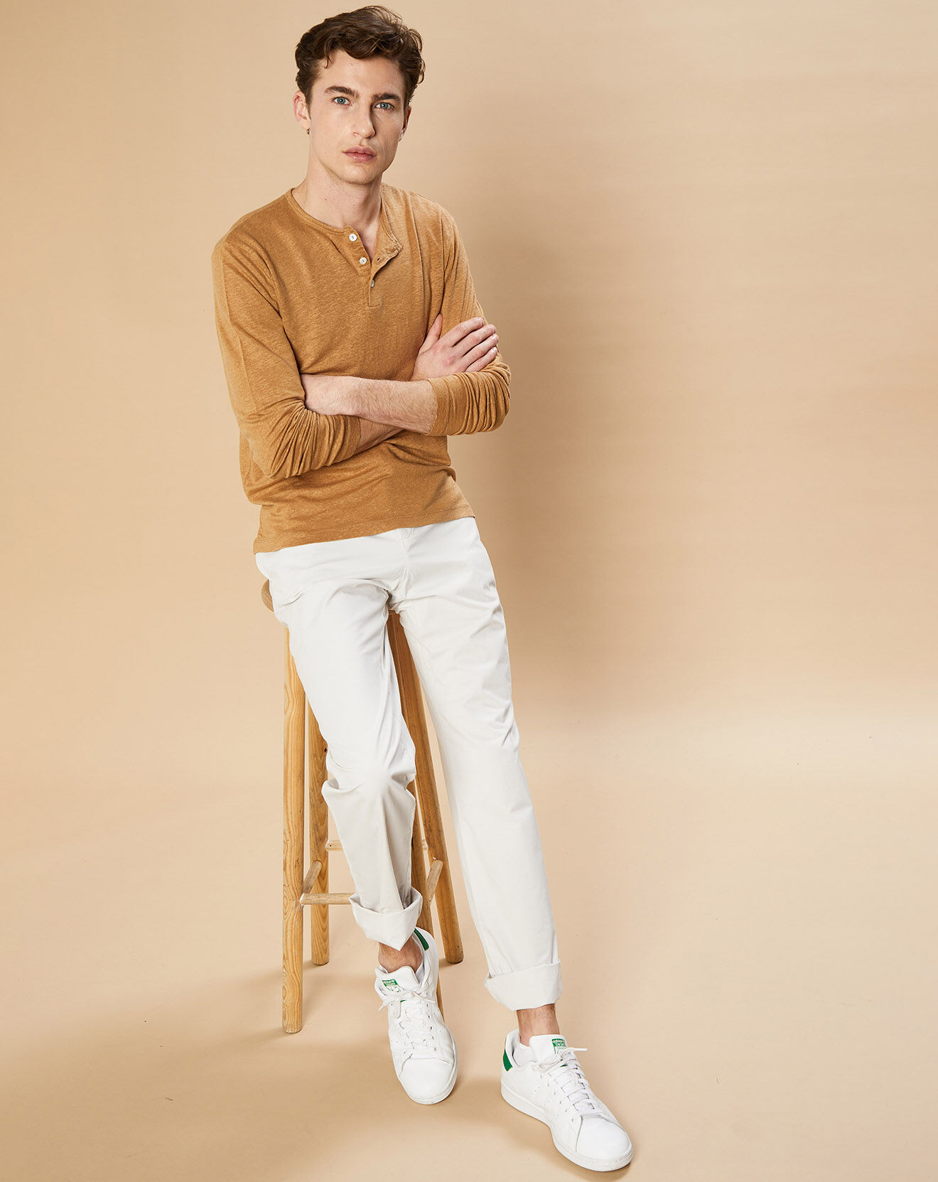 Hartford Pantalon Tanker craie