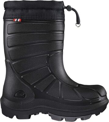 Viking Extreme  Fôrede Gummistøvler, Black/Charcoal