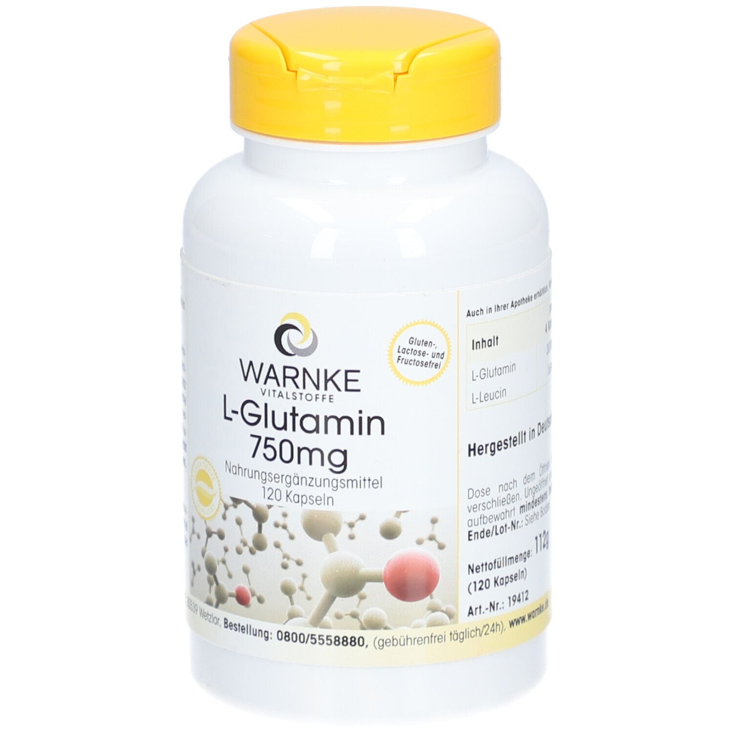 WARNKE L-Glutamin 750mg