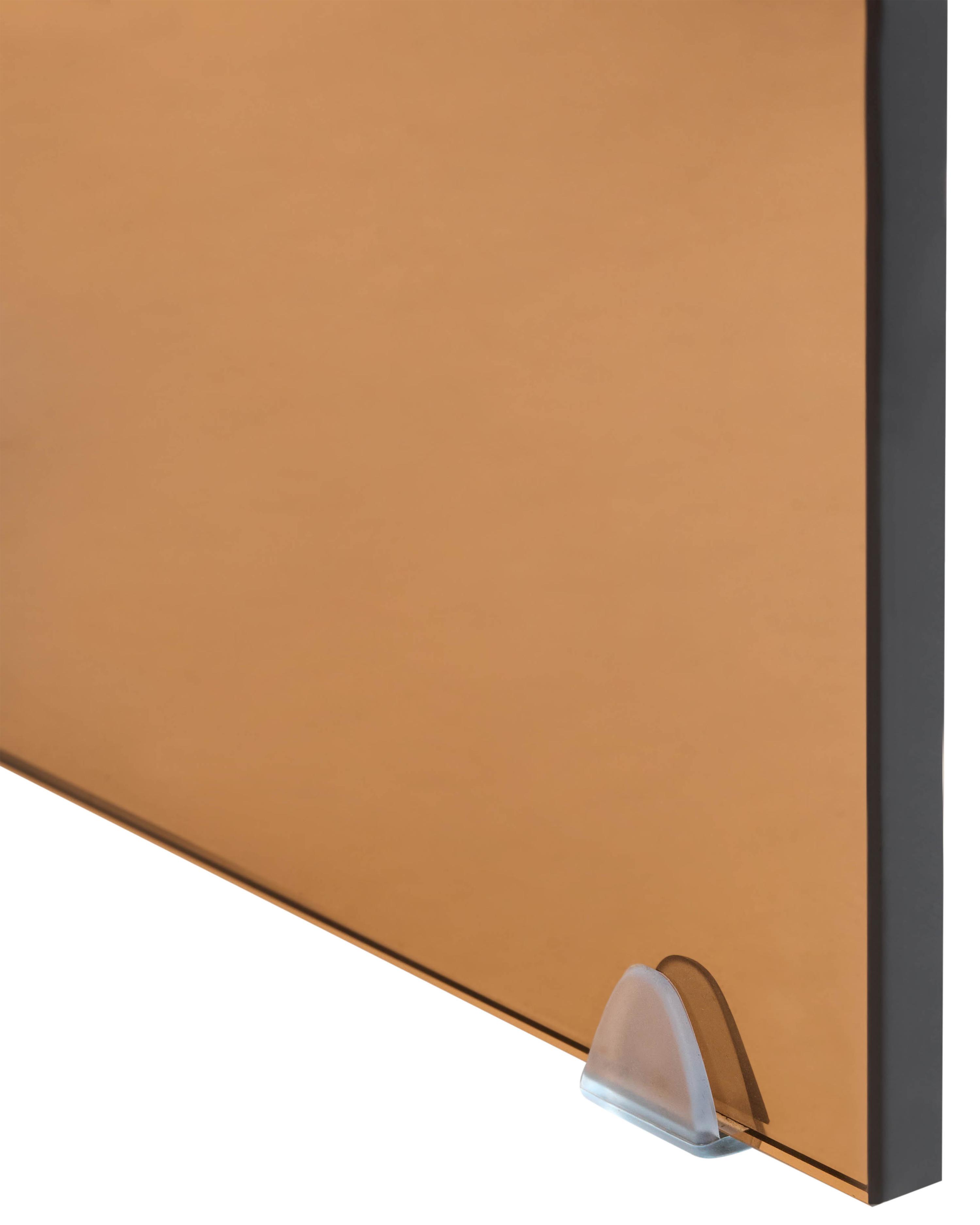 Sidetable KENDALL Veiligheidsglas Bruin