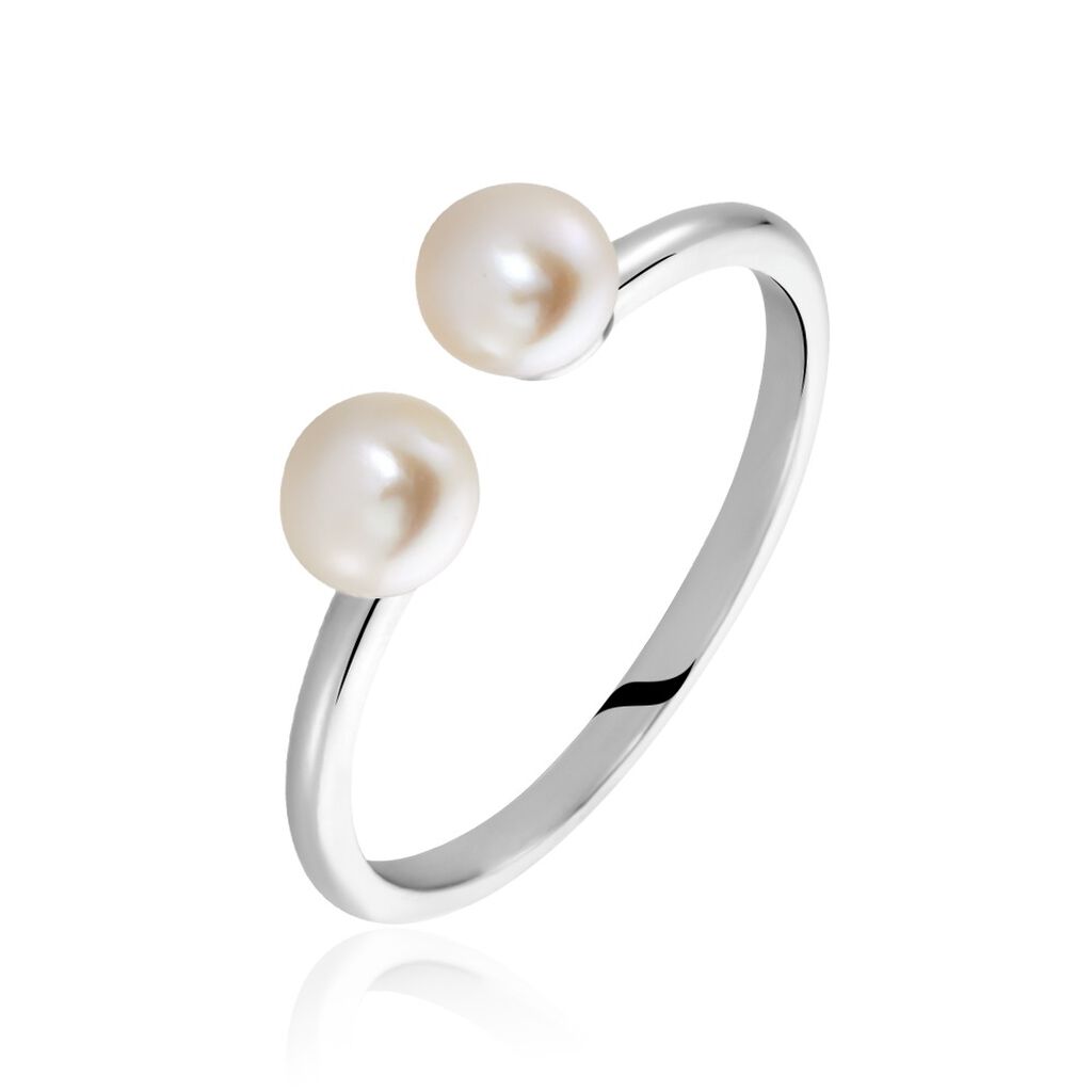 Bague Ull Argent Blanc Perle De Culture