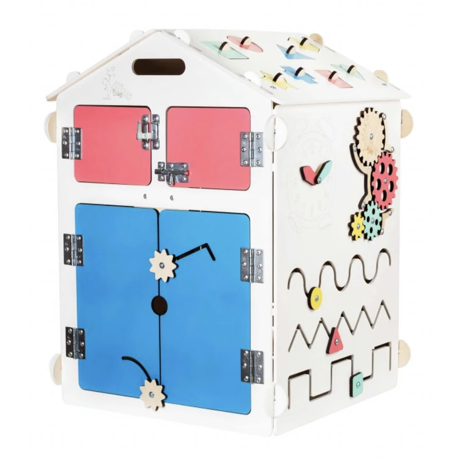 Montessori® BusyKids House - Weiss Montessori® by Busy Kids mehrfarbig