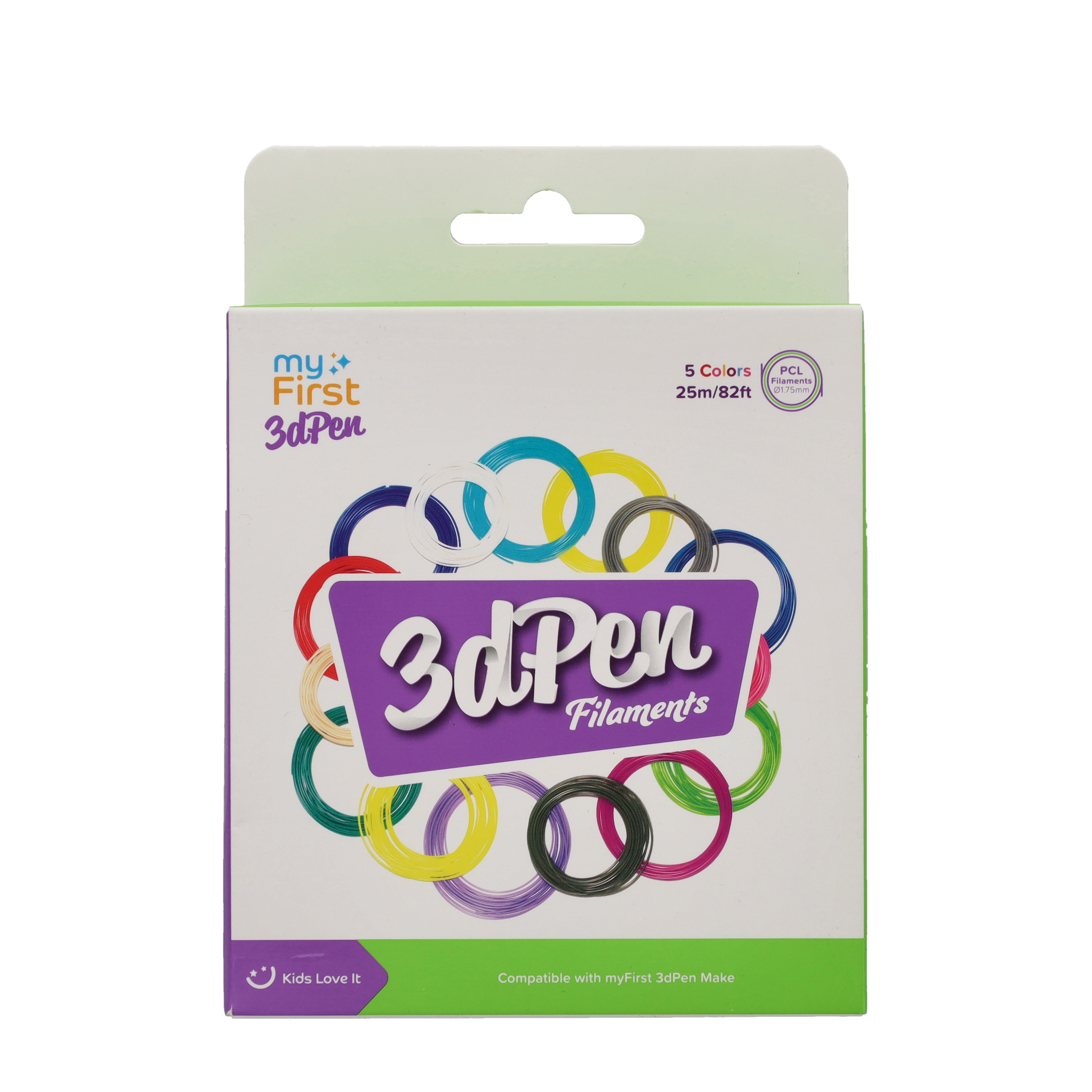 (5er Set) Filament für 3D Stift Nachfüll Farbe Pen Filler (FP3301AC-WC01) - Warm Color