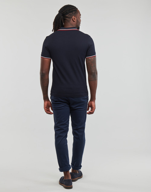 Fred Perry - TWIN TIPPED FRED PERRY SHIRT - Marine / Blanc / Rouge