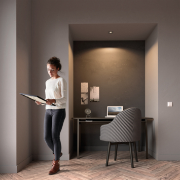 Philips Donegal inbouwspot vierkant nikkel 230V