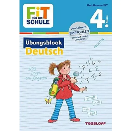 Tessloff Fit für die Schule - Übungsblock: Deutsch 4. Klasse