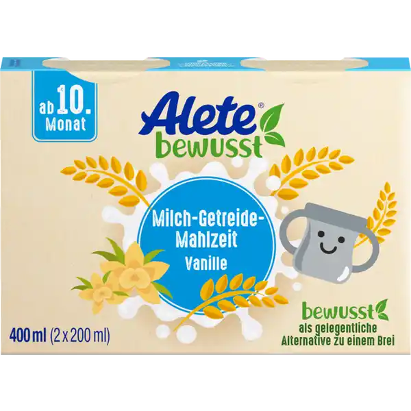 Milch-Getreide-Mahlzeit Vanille ab 10. Monat