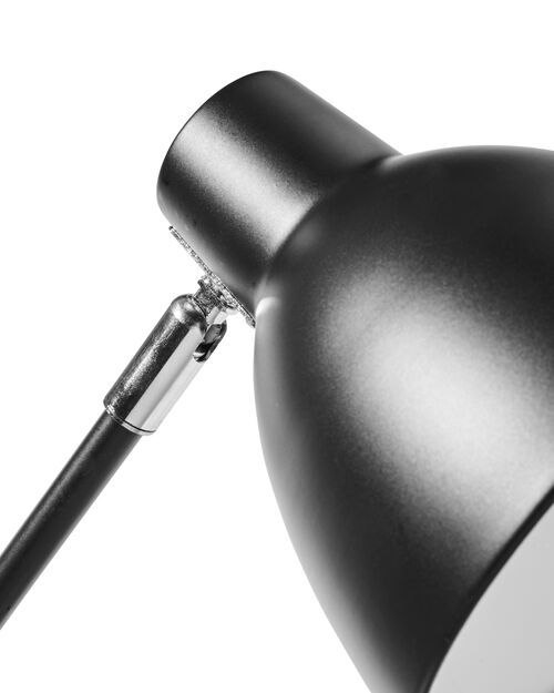 lampe de bureau avec port USB noir