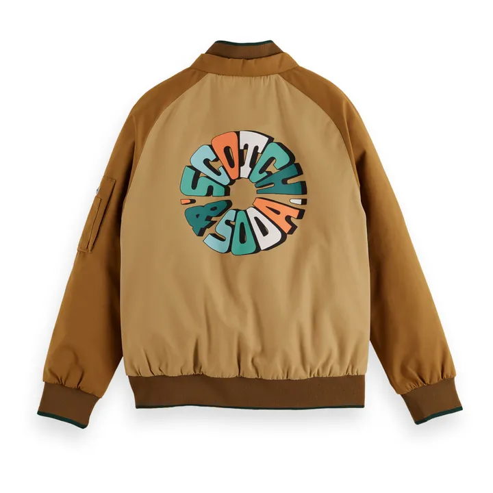 Scotch & Soda Bomber Manches Raglan | Camel