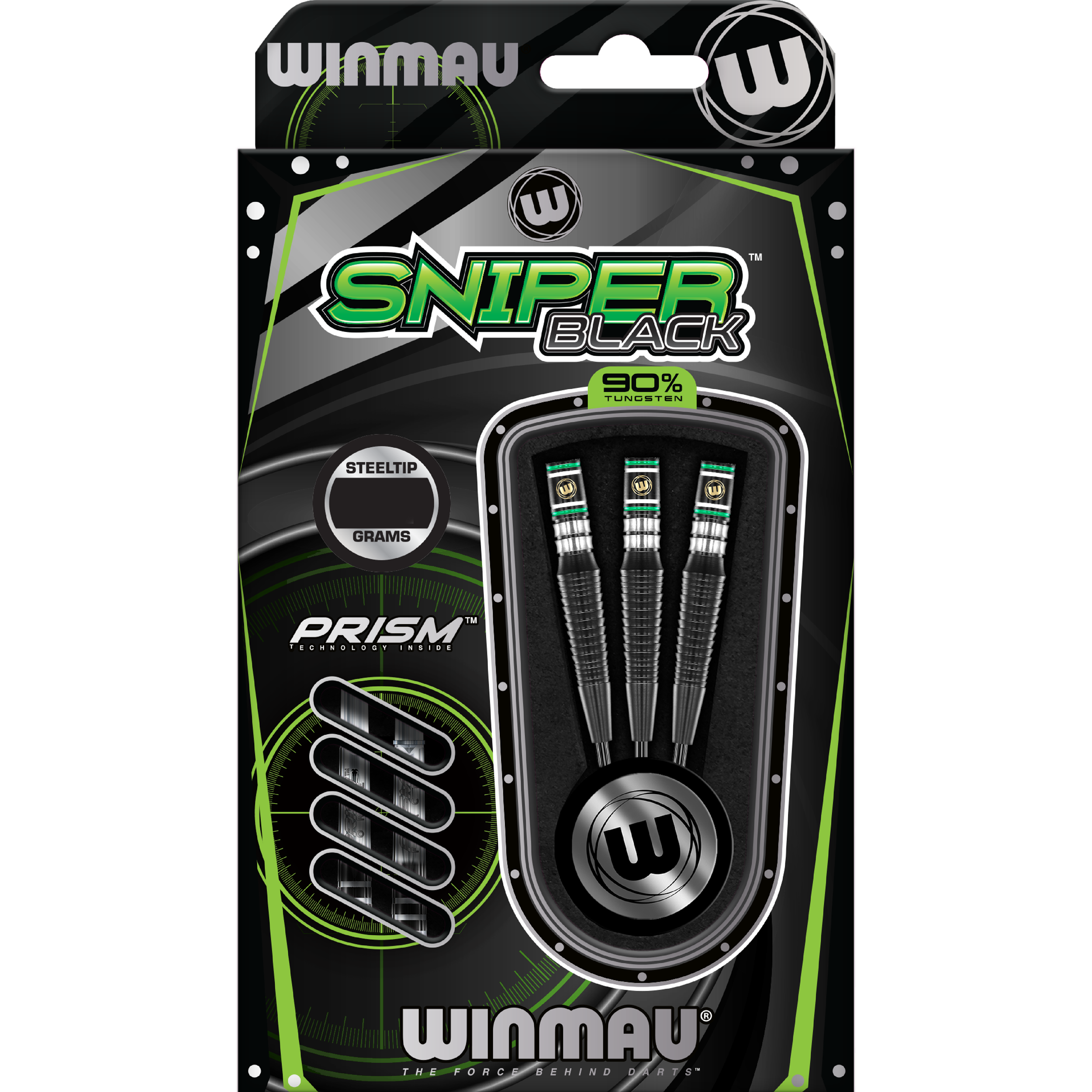 Winmau - Sniper Black 2025 - Steeldart