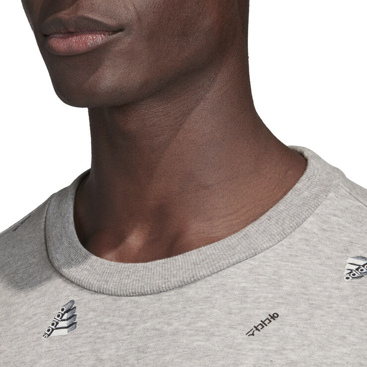 adidas Must Haves Graphic Crew sweatshirt Grå