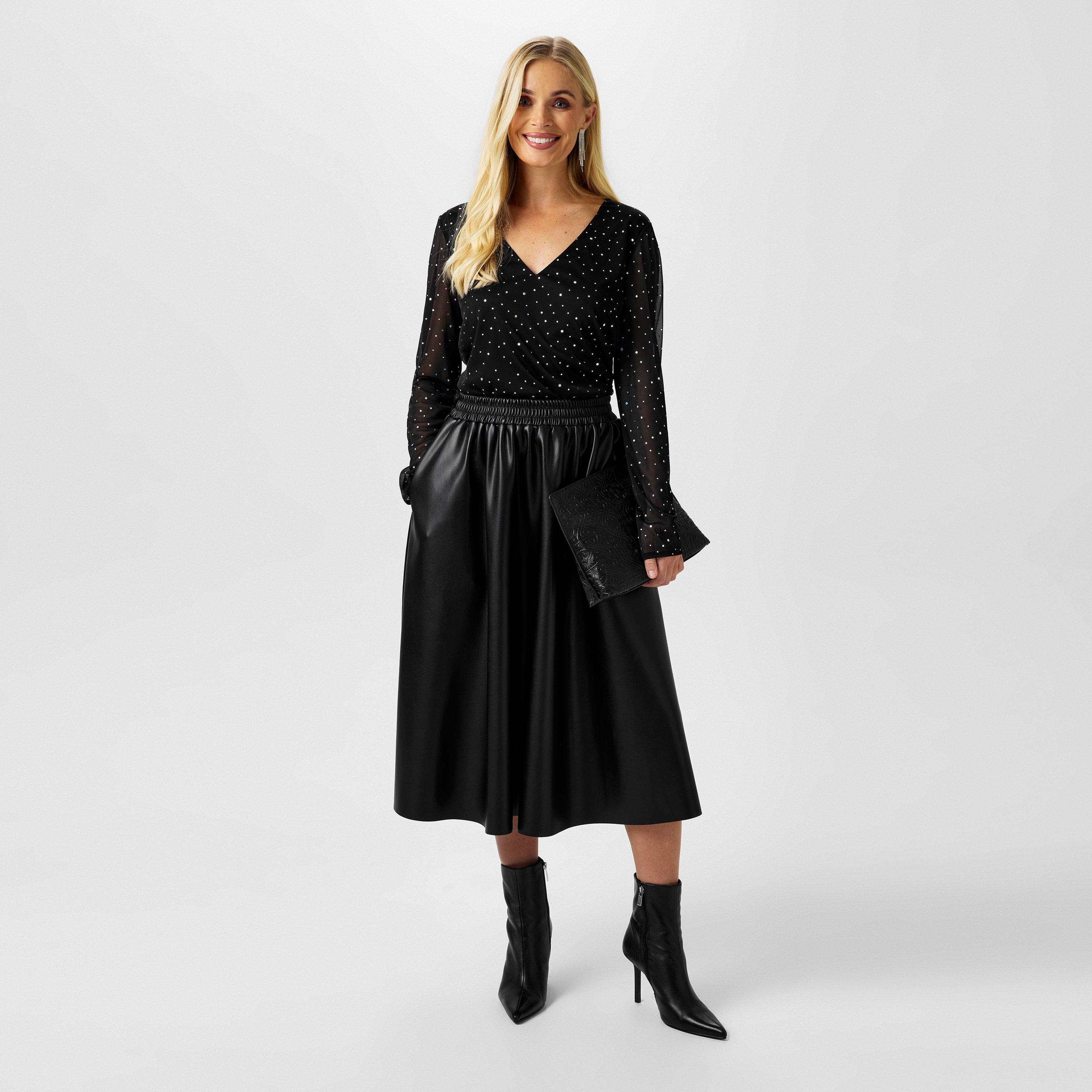 Biba PU Full Skirt