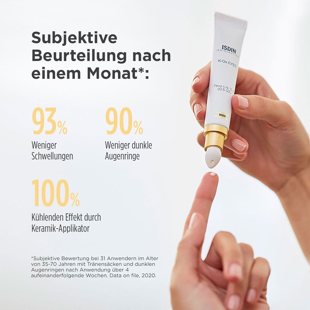 ISDINCEUTICS K-OX Eyes Augenpflege bei Tränensäcken und dunklen Augenringen