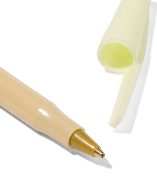 4 stylos à bille fleurs citation