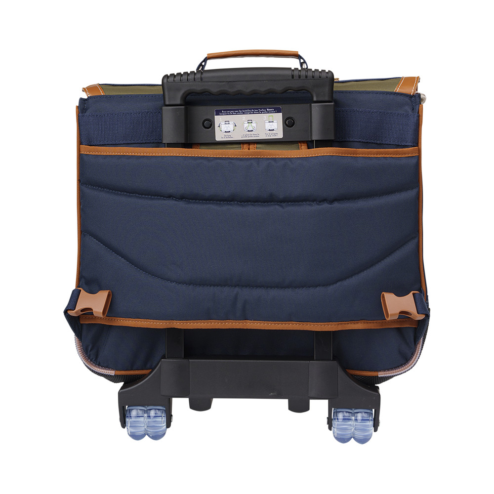 Cartable trolley Axel bicolore