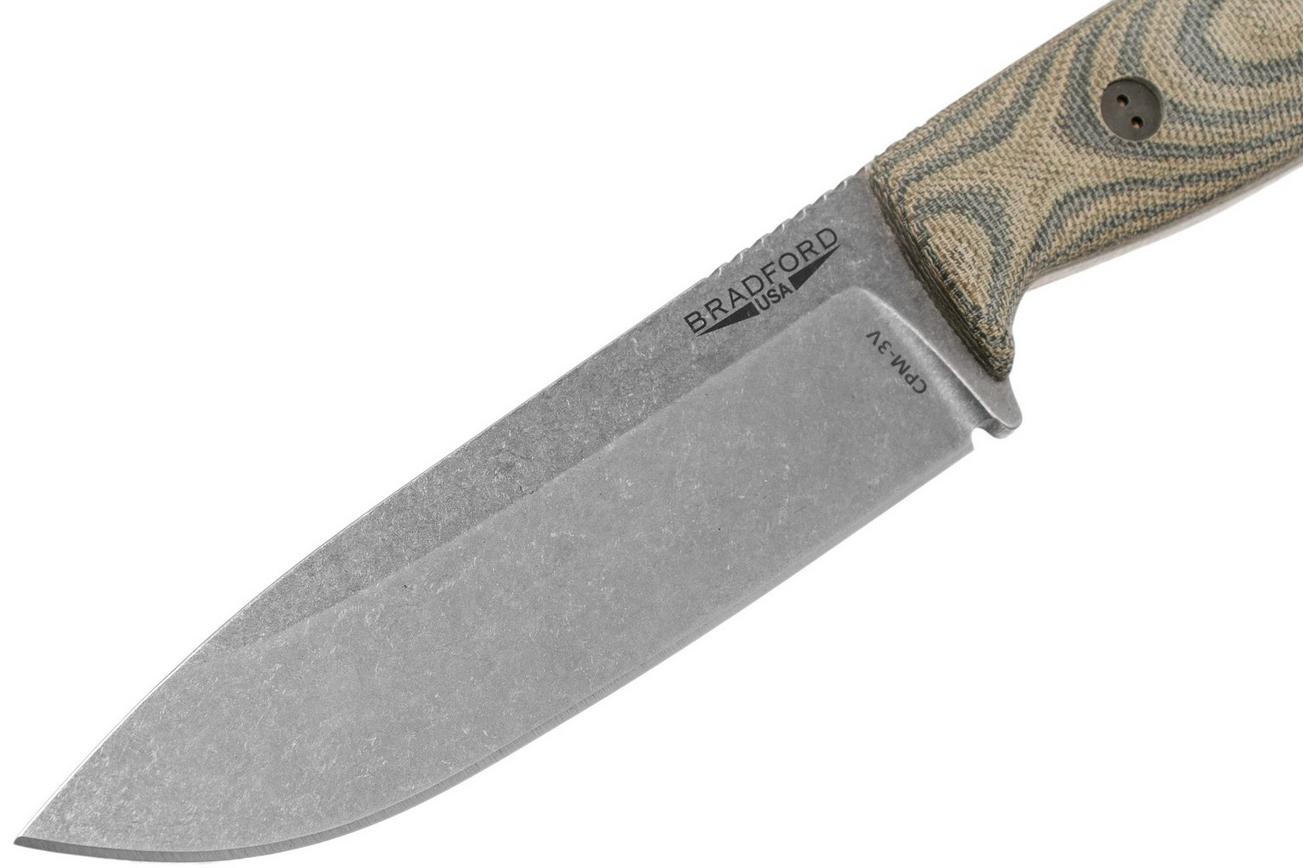 Bradford Guardian 5.5S, 55S-109-3V Stonewashed 3D Camo Micarta
