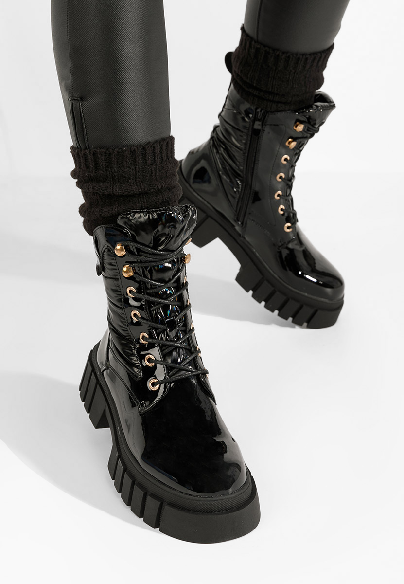 Bottines rangers femme noirs Arryna V3