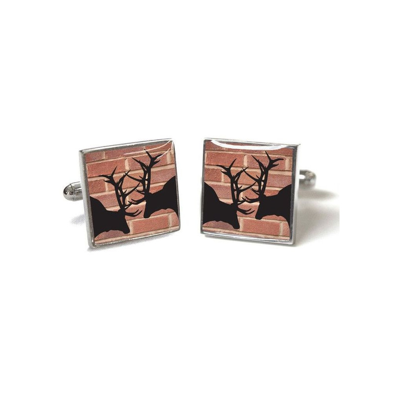 Boutons de manchette, Cerf, Red Brick