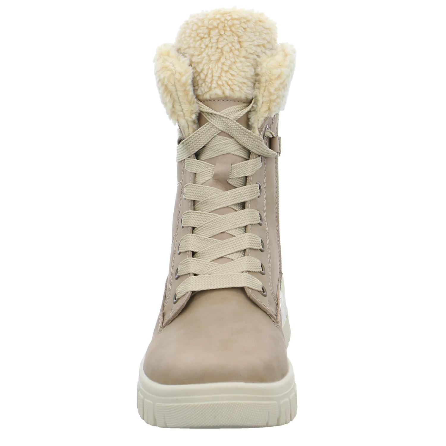 REMONTE Boot Taupe Leder