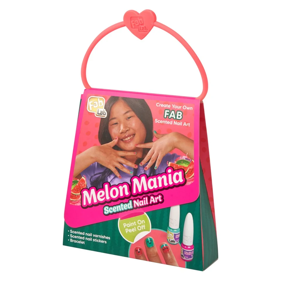 FabLab Melon Mania Neglekunstsæt med duft