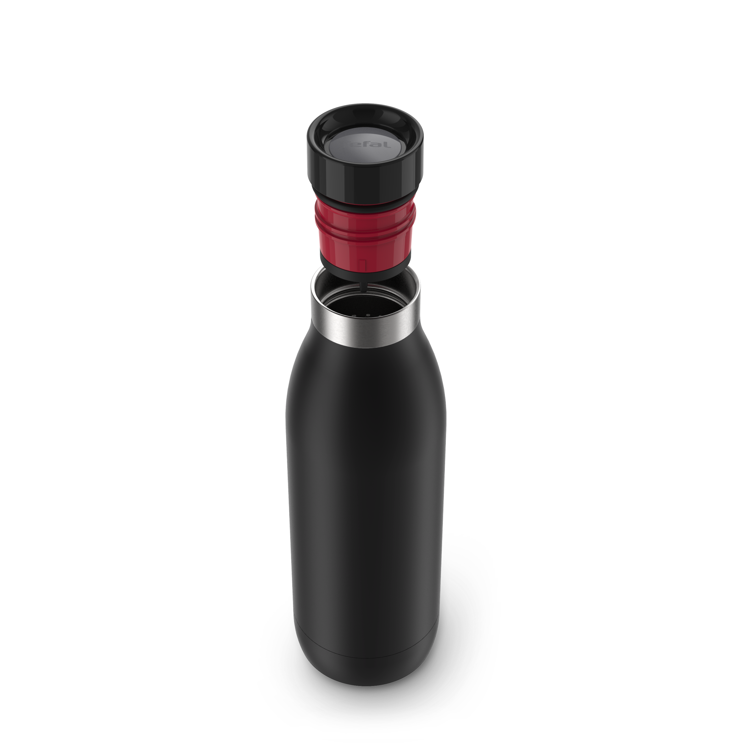 Bludrop Basic N3110110 drinkfles 0,5L RVS/Zwart