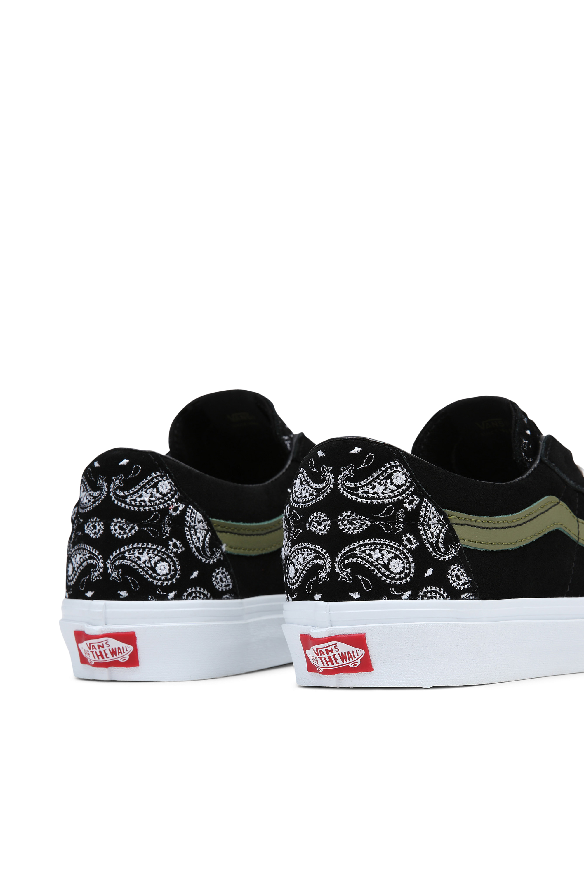 VANS Baskets CLASSIC SK8-LOW PAISLEY Noir