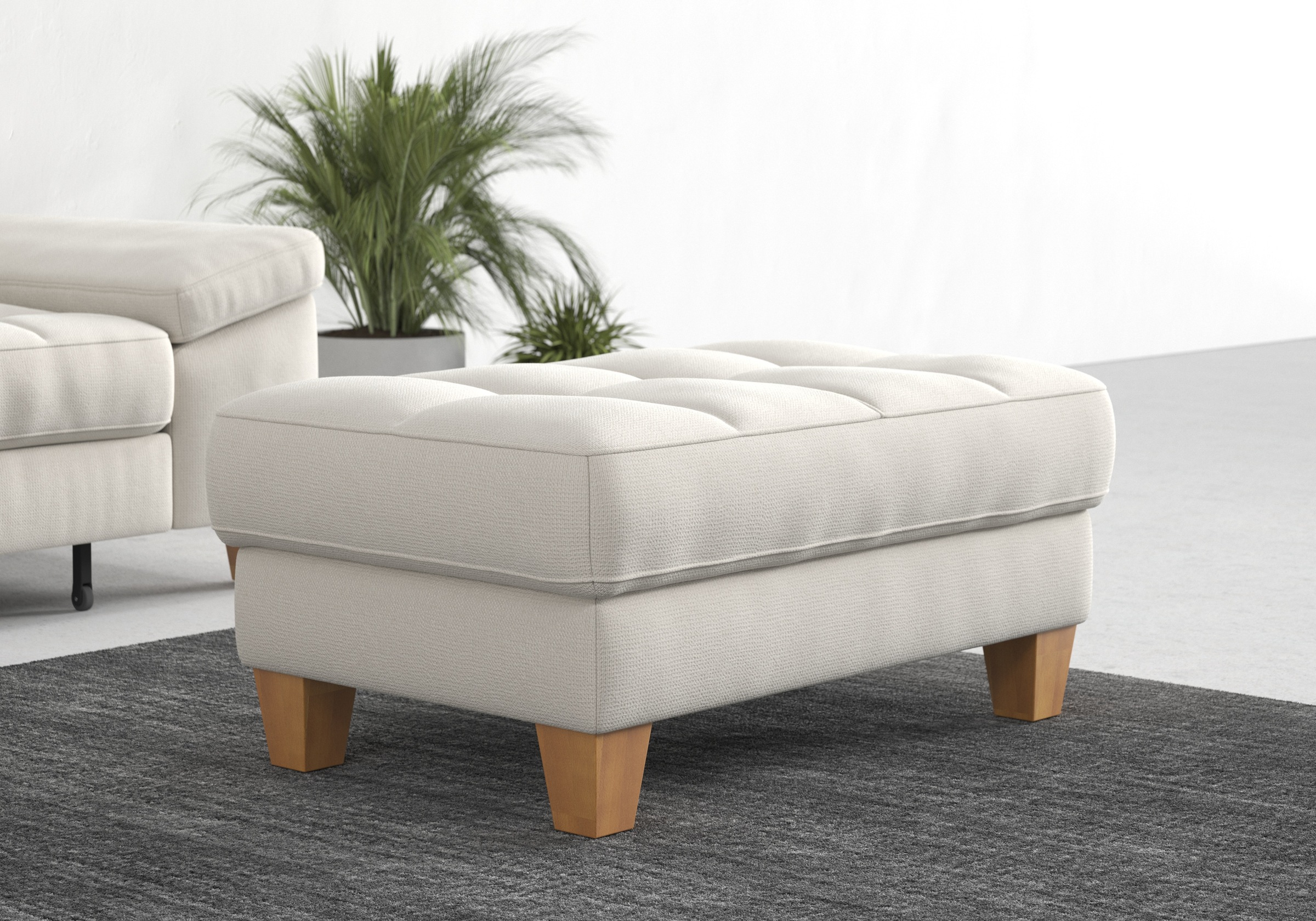 sit&more Stauraumhocker »Westham« wahlewise mit/ohne Federkern