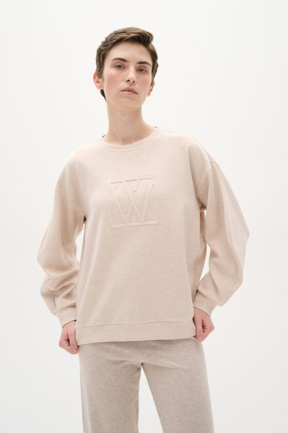 InWear LaicentIW Vincent Mel Mono Sweat Vanilla melange