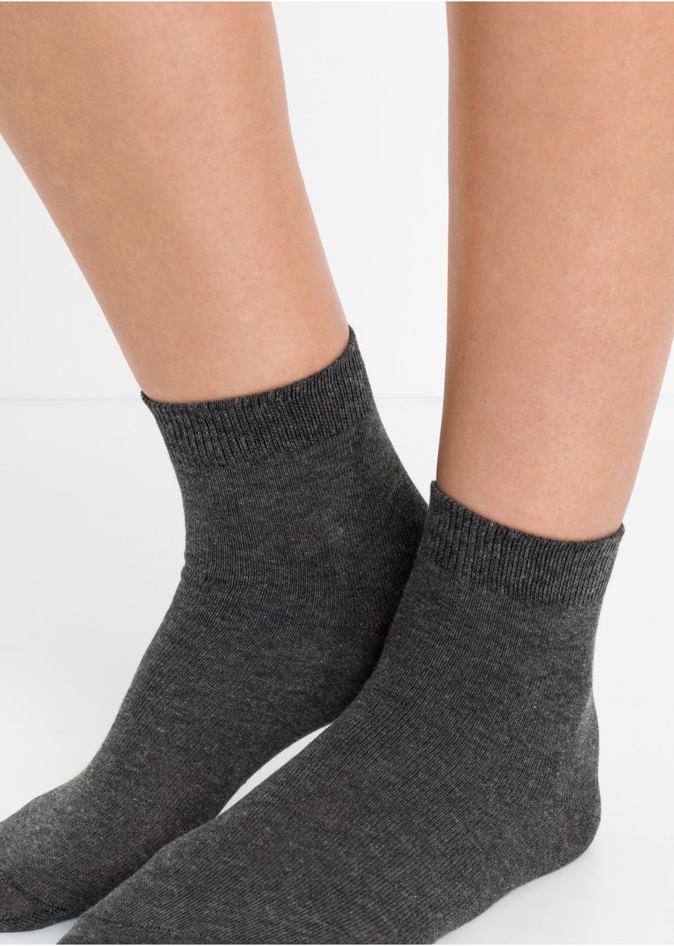 Lot de 10 paires de chaussettes courtes basiques avec coton