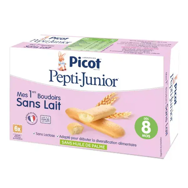 Picot Meus Primeiros Biscoitos Boudoir de Baunilha Sem Lácteos +8m 150g