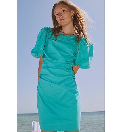 Designers Remix Kleid - Serena Puff - Türkis