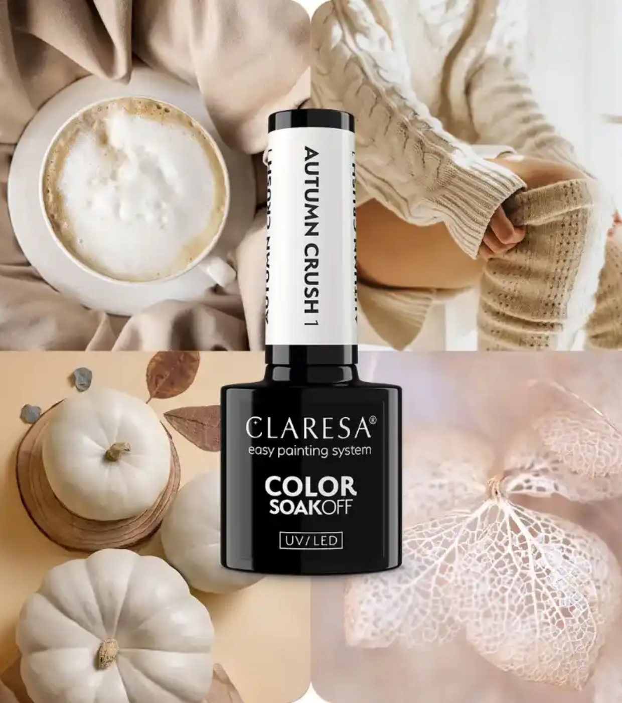 Claresa - *Autumn Crush* - Esmalte semipermanente Soak off - 01