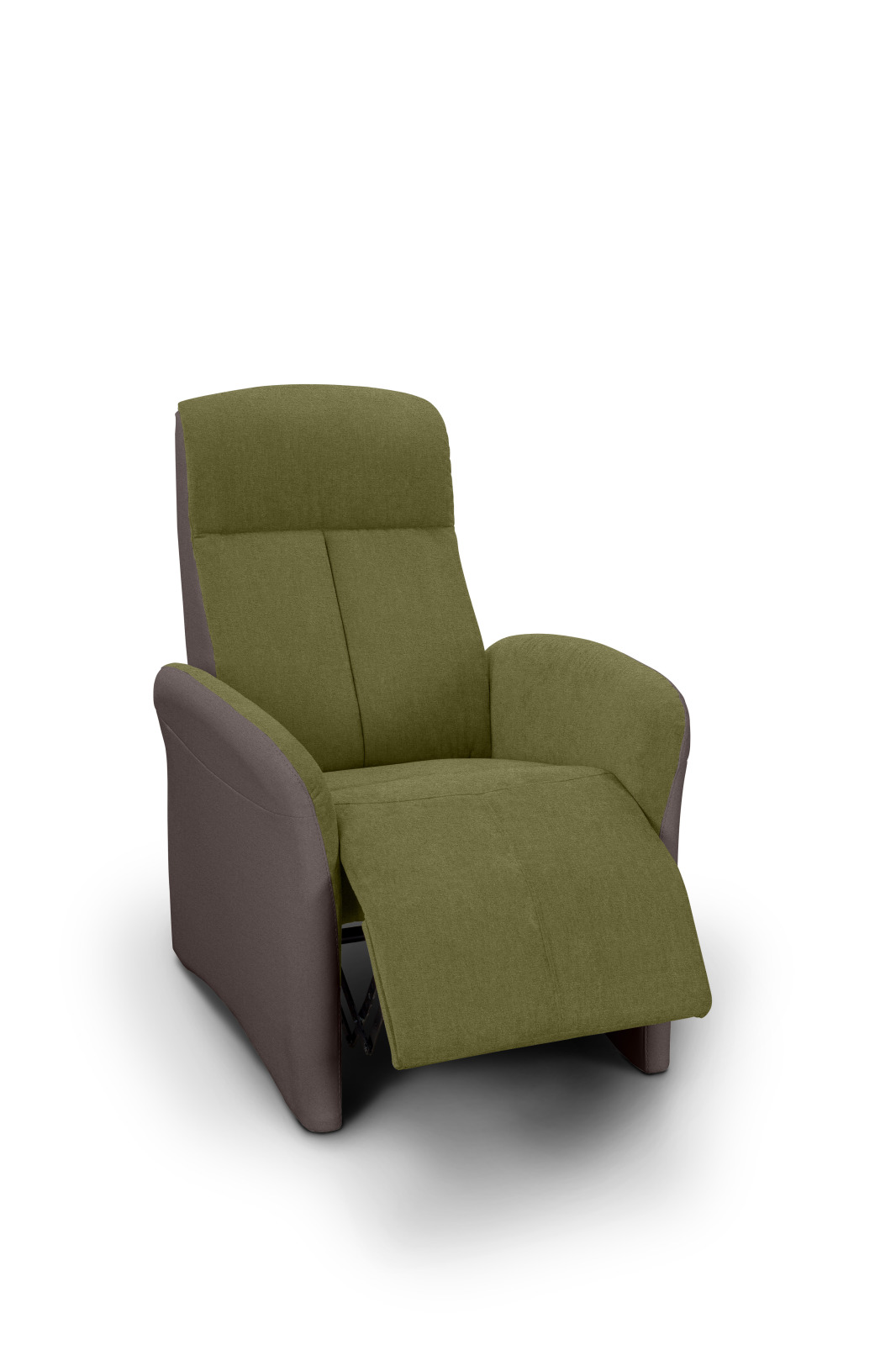 Relaxsessel - olive-braun - mit Relaxfunktion