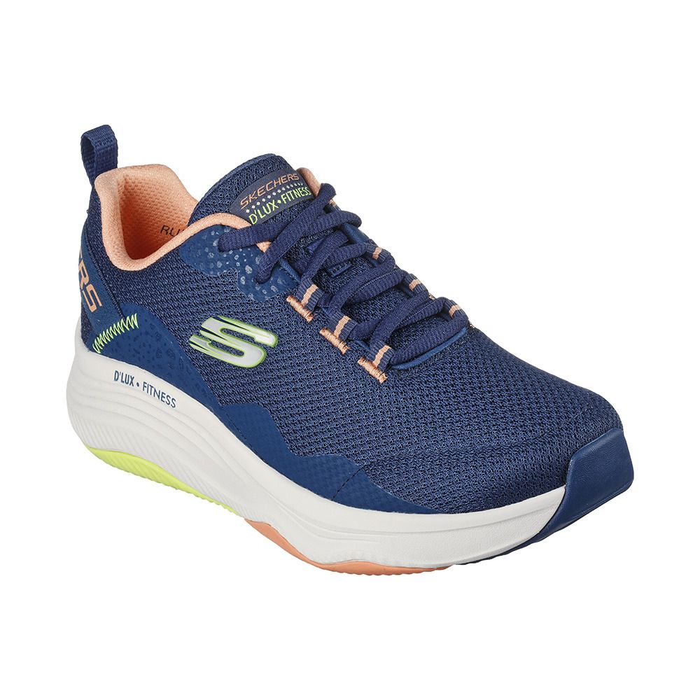 Skechers D'LUX FITNESS ROAM FREE - Chaussures fitness Femme navy/mint