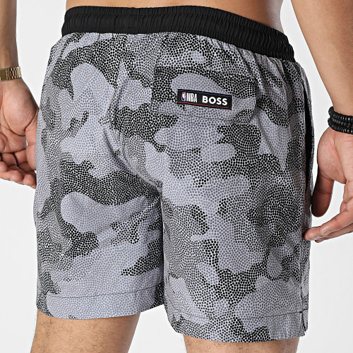 Short De Bain NBA 4.0 50478629 Gris Camouflage