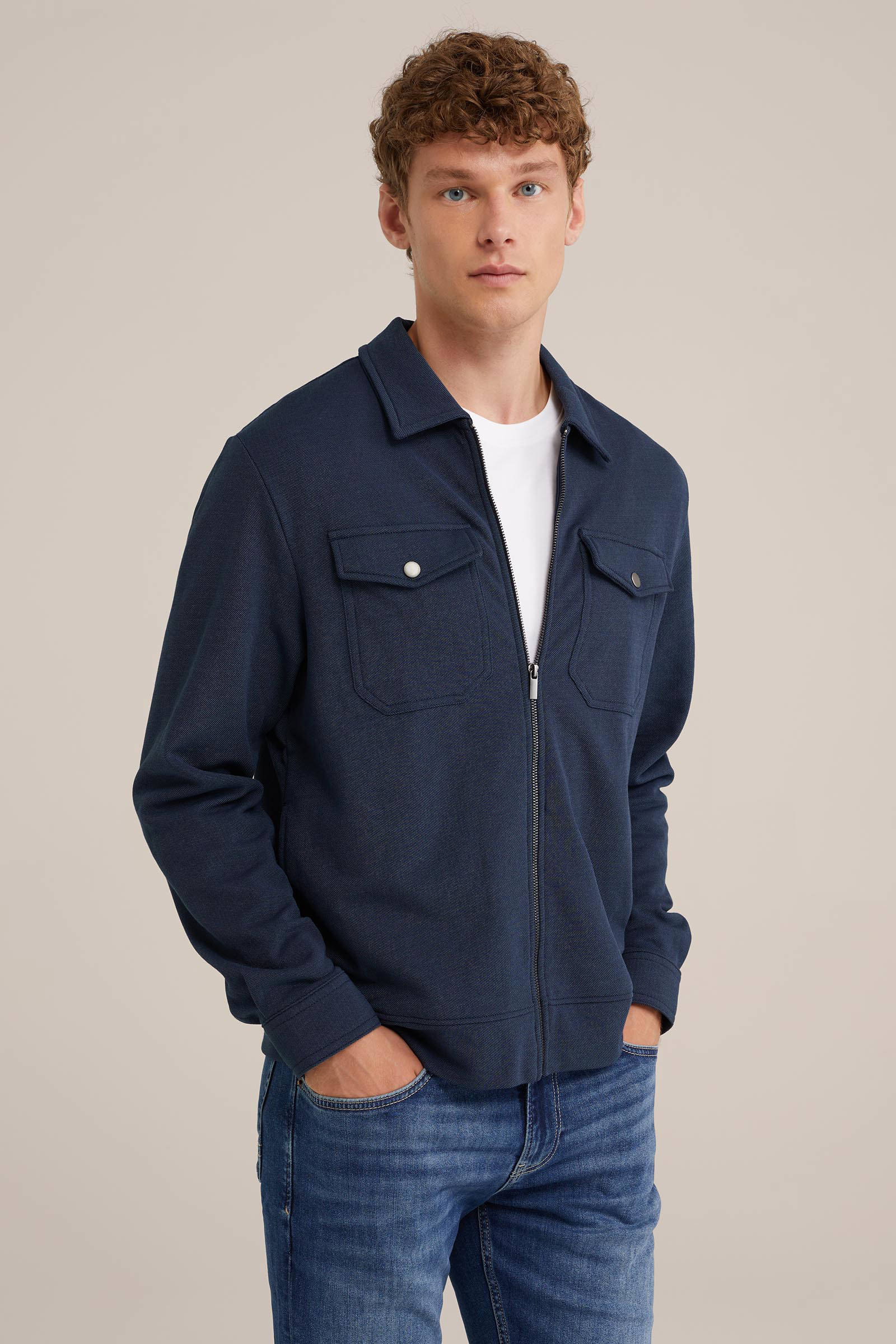 WE Fashion overshirt Faded Night