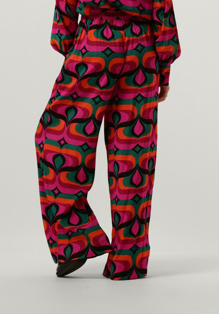 IDANO fuchsia idano wijde broek hilde sixties