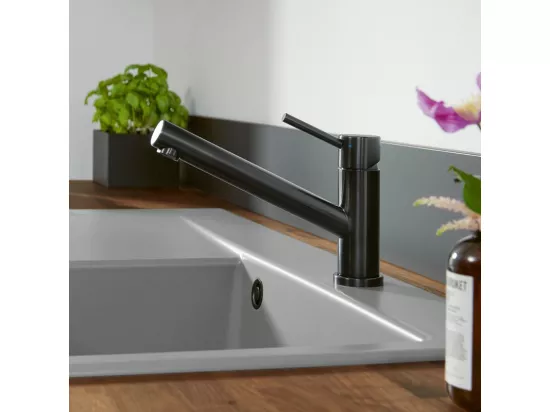 Robinet cuisine rabattable VILLEROY ET BOCH Como window anthracite