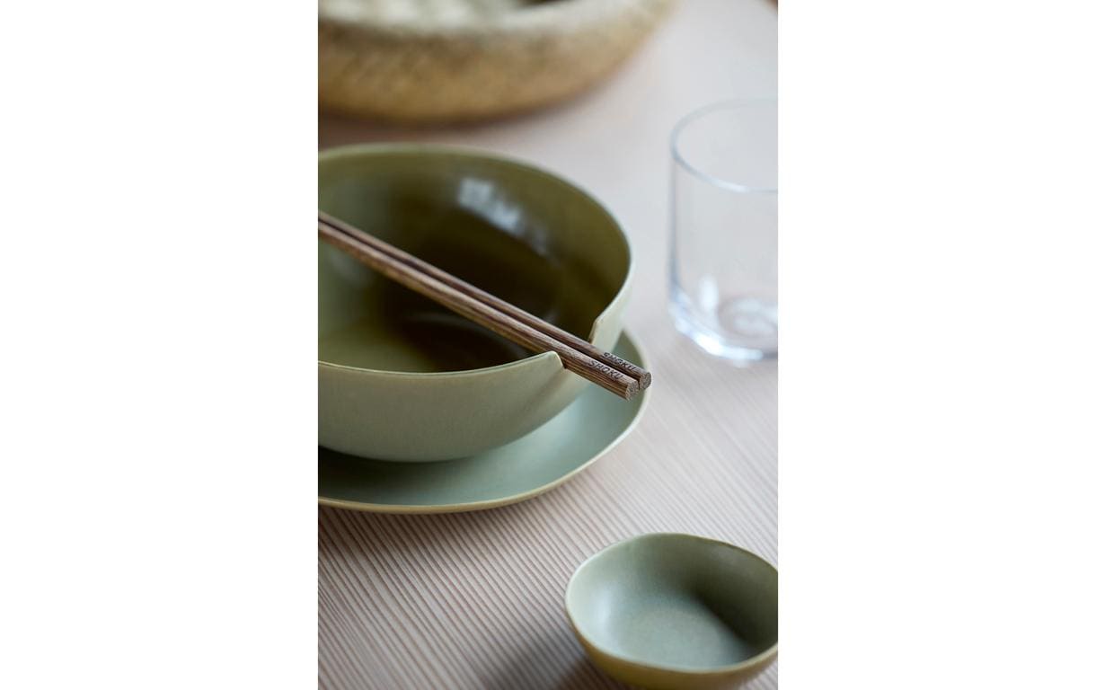 Essstäbchen Shoku 8-teilig, BraunStäbchen-Set aus Holz