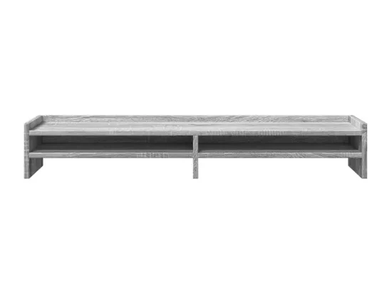 Support de moniteur sonoma gris 100x24x16 cm bois d'ingénierie