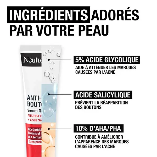 Sérum facial Neutrogena Anti-Imperfeições + para pele com tendência acneica 30ml