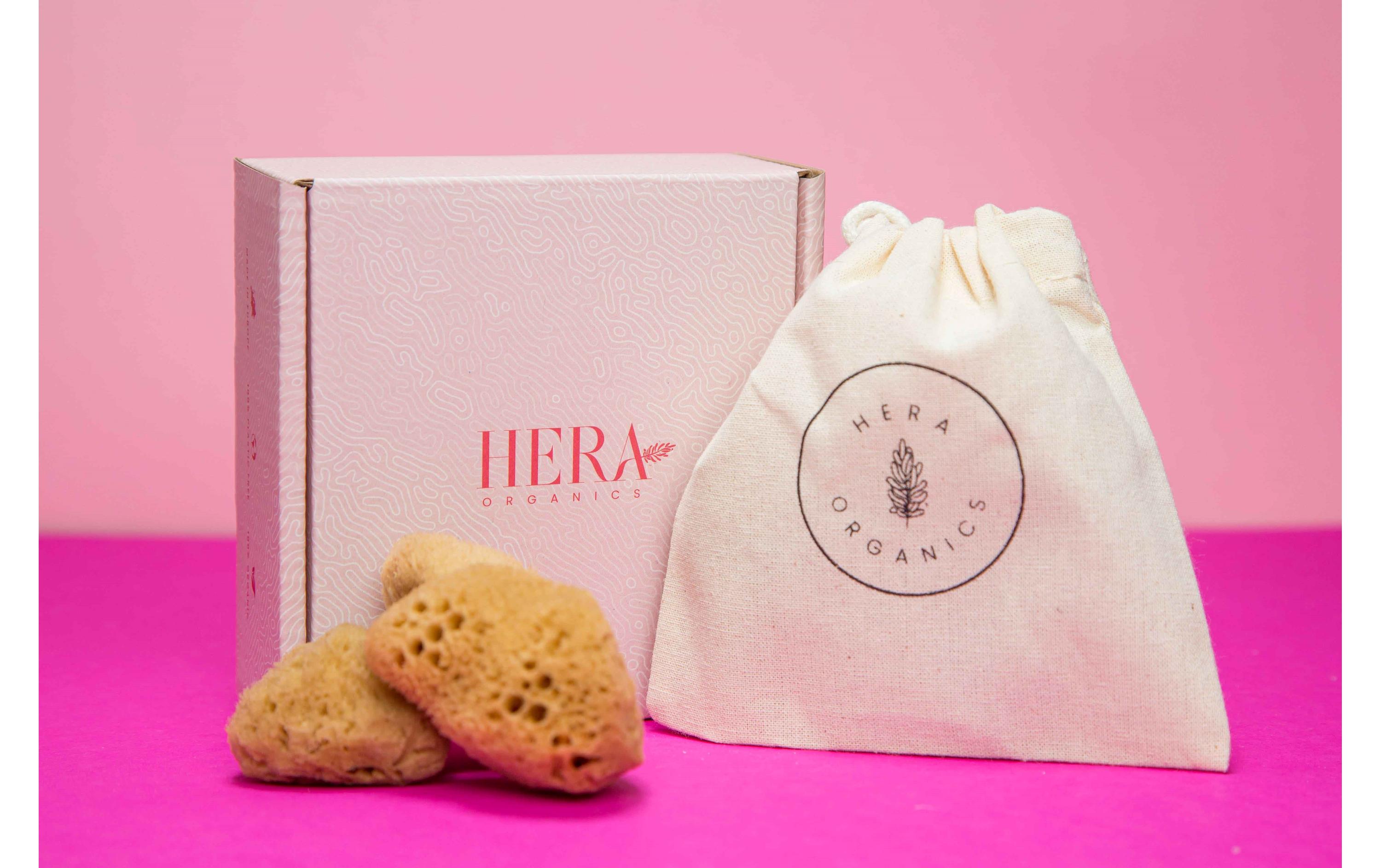 Menstruationsschwamm Grösse L 3 StückZero Waste Naturschwamm für die Periode im 3er Set aus «Die Höhle der Löwen»