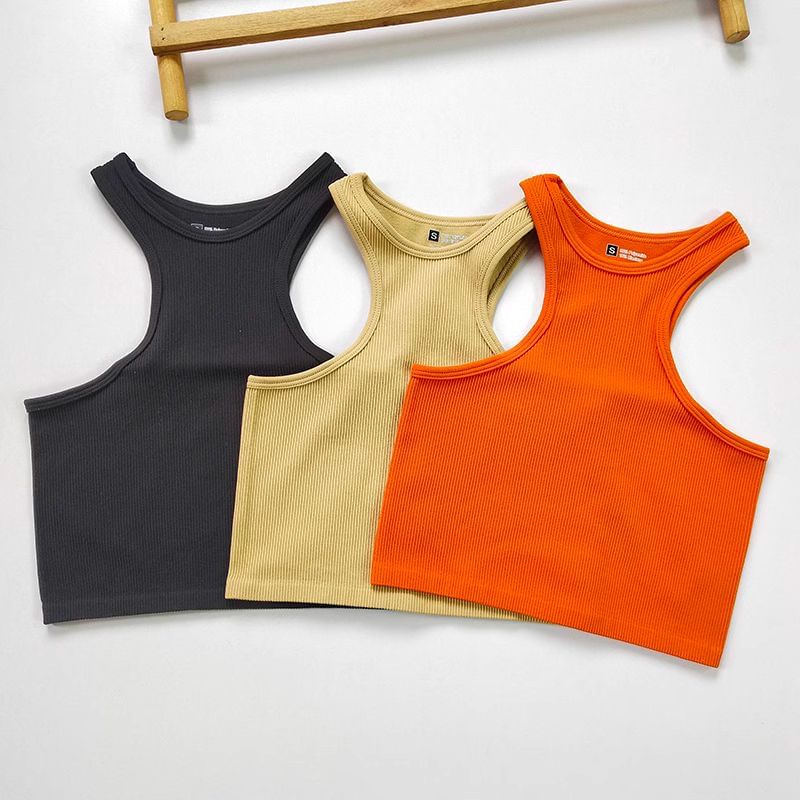 Runyz - Mouwloze ronde hals sporttop