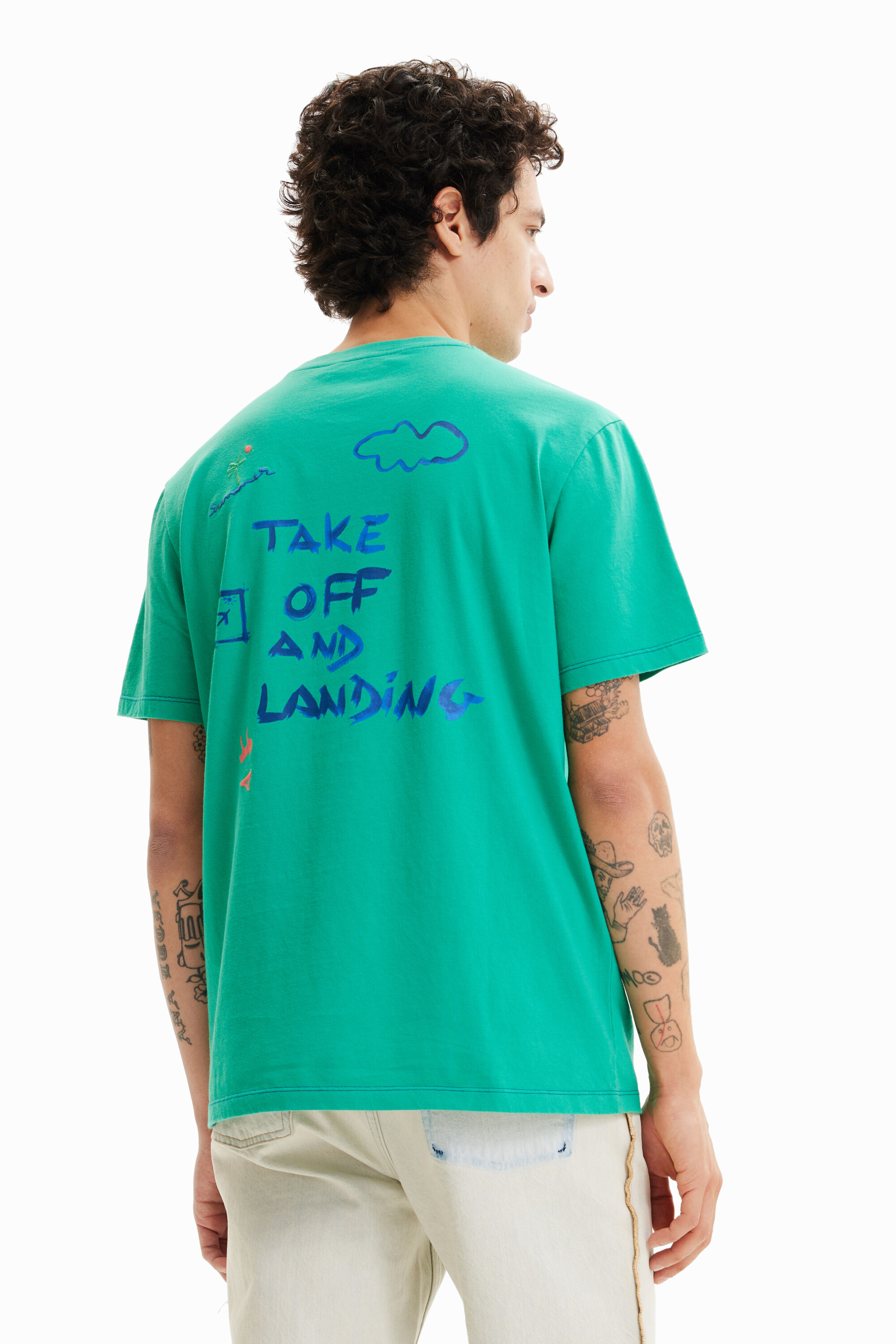 T-shirt arty broderies