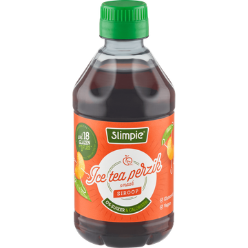 Slimpie Ice Tea Perzik Smaak Siroop 300 ml