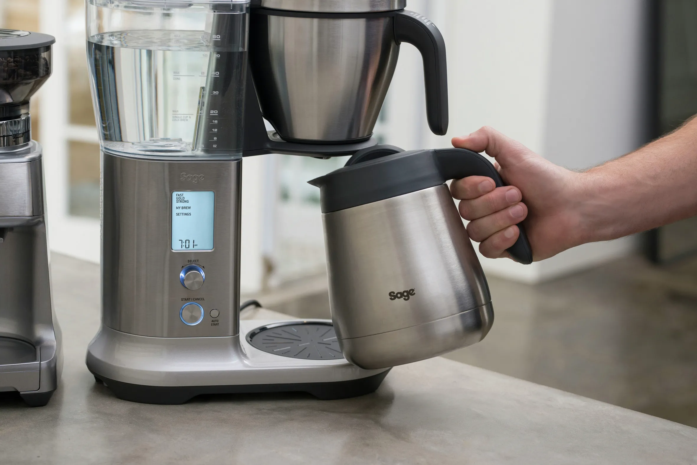 Sage Precision Brewer Kaffemaskine m. glaskande